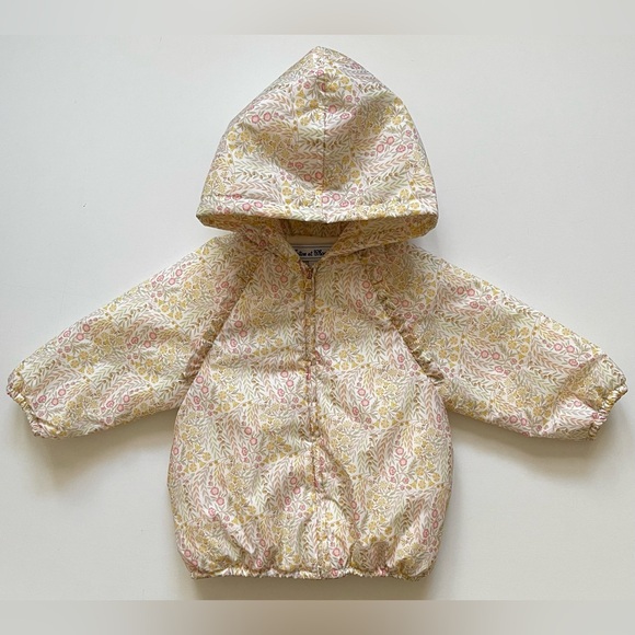 Tartine et Chocolat Girls Liberty Floral Baby Jacket Pink - Size 1Y